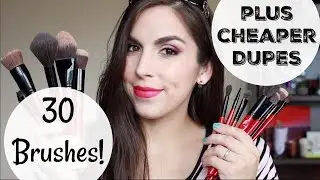 30 КИСТЕЙ SMASHBOX! | Обзоры и дубликаты! | Кэти Мари