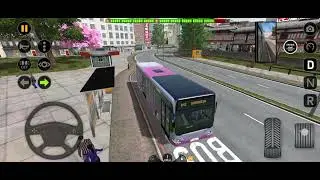 Bus Driving in Shanghai Route 3 | Bus Simulator Drive | Drive in Shanghai | Bus Drive Gameplay