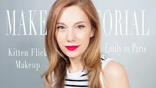 Kitten Flick Makeup Tutorial | Emily in Paris | Glossy Philosophy | #fallmakeup #mommakeup