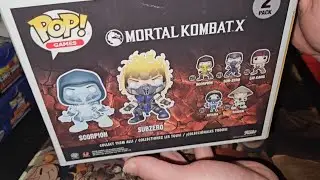 Funko pop Mortal Kombat X Scorpion and Subzero Gamestop Exclusive 2 pack