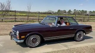 1971 Mercedes-Benz 280SL driving video