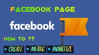How to create facebook page easily /facebook page merge