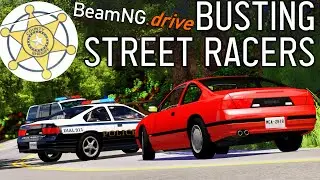 Busting Street Racers on Tail of the Dragon! | BeamNG Deals Gap Police Chases