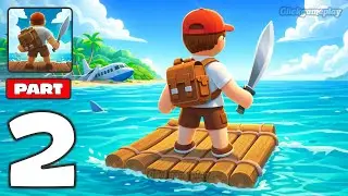 Grand Survival - Ocean Games - Gameplay Walkthrough Part 2 - Start Exploring Ocean (iOS, Android)