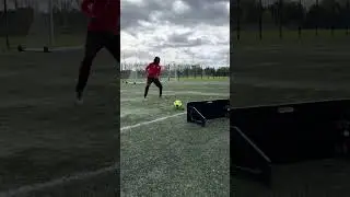 A drill to improve your finishing  #football #footballskills #playerdevelopment #soccerpractice #fyp