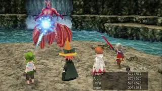Final Fantasy III 3D Remake - Kraken Boss Fight