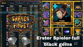 Shakes & Fidget - Erster Spieler mit ONLY black gems auf Eu3 | SfGame