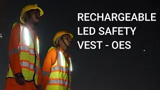 Rechargeable LED Safety Vest- Life Saving Device