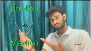 Uni-Ball Eye Vs Maxtron 😍 | Which to buy 🤔