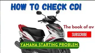 STARTING PROBLEM OF YAMAHA IN TAMIL/HOW TO CHECK CDI UNIT/NO CURRENT PROBLEM 