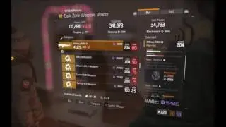 The Division - Dark Zone Weapon Vendor ReStock!!! 6.10