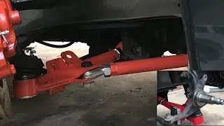 Godspeed adjustable lower control arm high angle tension rod install