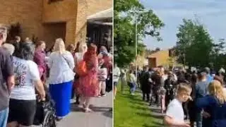 12 hour queue at Basingstoke Comic Con under the sun II TV 124