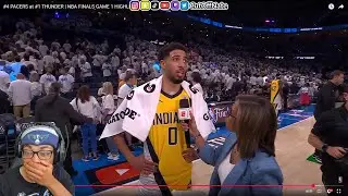 Реакция CutOffNate на игру команды PACERS, занимающей 4-е место, и команды THUNDER, занимающей 1-...