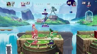 MultiVersus, but bugs shoots twice the projectiles