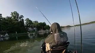 Silver Lake New York 8/23/2024. Kayak bass fishing. 