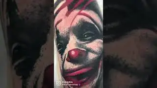 Joker color portrait, one of my favorite tattoos i&rsquo;ve done! 😁