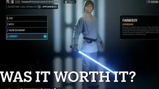 Battlefront2 in 2023, farmboy Luke skywalker gameplay