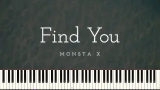 몬스타엑스 'Find You' 피아노 튜토리얼