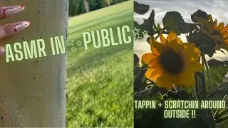 Public ASMR tapping + scratching