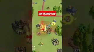 Richard The Lionheart making a run for it. Part 1. #gaming #nevsky #riseofkingdoms #richard #game