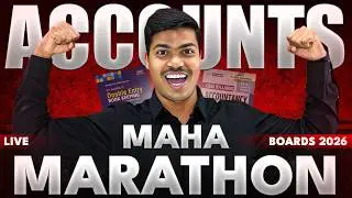 ACCOUNTS MAHA MARATHON ANNOUNCED | FULL SYLLABUS REVISION . 80/80 IN CLASS 12 BOARD EXAM 2026