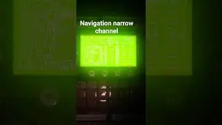 navigating narrow channel