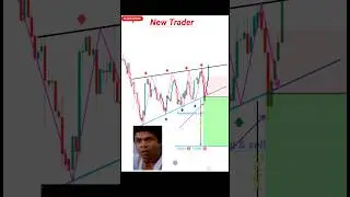 New Trader 🆚 Pro Trader ll Trading Trick ll #protrading