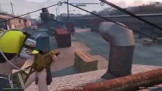 GTA V ONLINE: Wall Breach/Easy Survivor (Railyard)