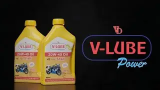 V-LUBE Power Lubricants Oil 3D Animation Advertising Video || Make 3D Animation Video ad