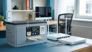 DIY UPS Аварійне живлення. Інтернет без 220 вольт - як? #diyua