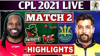 Barbados Royals vs St Kitts and Nevis Patriots, 2nd Match Highlights 2021 #SNPvBR