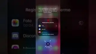 Registrare Audio microfono durante Registrazione Schermo Iphone #Shorts