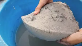 pure cement chrispy chunks 💦 crumbling dipping 🤤