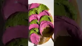 Pink and Green Toast