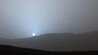 Why are Mars sunsets blue?