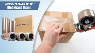 36x Braun Klebeband Paketband Kartonkleber 48mm x 66m - HASKYY