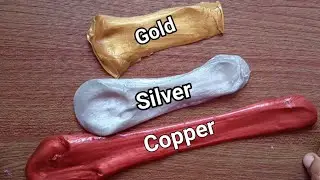Gold+Silver+Copper slime mixing @Divani Tamil Channel 383