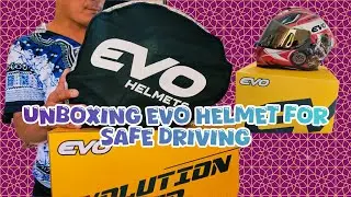 UNBOXING EVO HELMET FOR SAFE DRIVING #evophilippines 