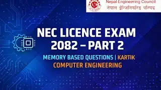 NEC LICENCE EXAM || MEMORY BASED QUESTIONS 2082 #NECLICENCEEXAM 