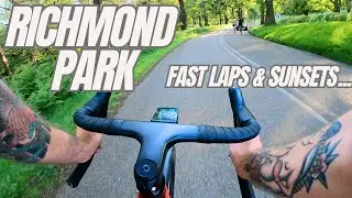 REAL LIFE ZWIFT???? RICHMOND PARK FAST LAPS #episode70
