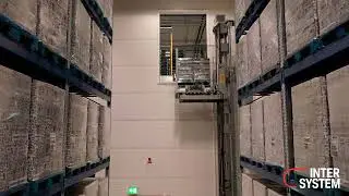 Vertical conveyor at Seafrigo