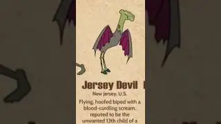 Types of creatures | Jersey Devil | Part 16 #Shorts #jerseydevil #mythology