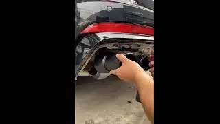 Audi A6 C8 2019-2022 install S6 style rear diffuser.