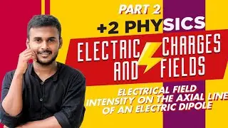 ELECTRIC FIELD INTENSITY ON THE AXIAL LINE OF AN ELECTRIC DIPOLE|CLASS 12 PHYSICS|MALAYALAM|STUTREND