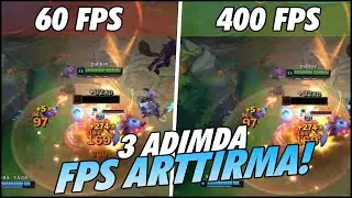3 Hamlede LoL FPS Arttırma 2023 KESİN Çözüm ! | En İyi Ayarlar ( Drop Yemeyeceksiniz ) - Casping