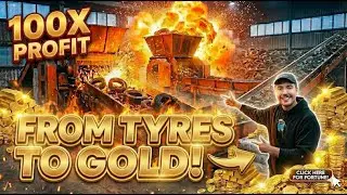 Oddly Satisfying | Old Tyres to Gold! Secret Rubber Recycling Factory