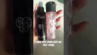 #makeup#mac dupe prep prime Vs pac prep prime exact dupe of mac