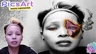how to edit Fire Face in picsart /PICSART EDITING | phaii tutorial