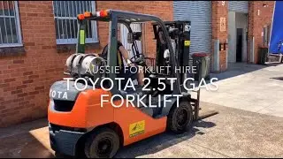 Toyota 2.5T Gas Forklift 8FG25 - Aussie Forklift Hire